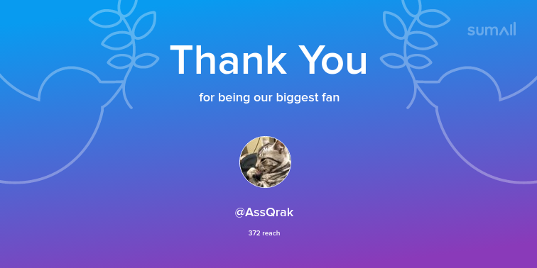 xoBeem's tweet photo. Our biggest fans this week: AssQrak. Thank you! via https://t.co/f0gFTD9k7z https://t.co/XxXH7uHHl4