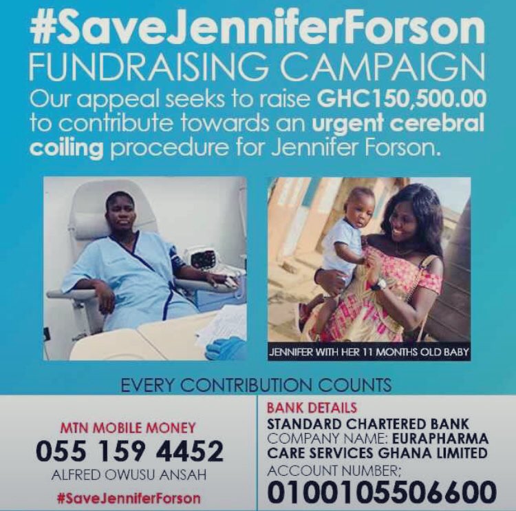 AJ_Albert91's tweet photo. Let’s help save our sisters life,she needs funds urgently to undergo cerebral coiling surgery/procedure.Kindly send your money via the MoMo number/bank details below. Let’s  retweet till we get the money.thank you. NO PENNILESS https://t.co/qIvAGaEVPh