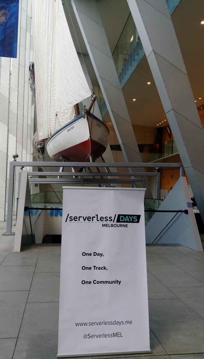dAmazingNut's tweet photo. Patsy is here for a #serveless ride today @ServerlessMEL #SDMEL19
Heave Ho! #serverless Away! https://t.co/V44XwRQSSO