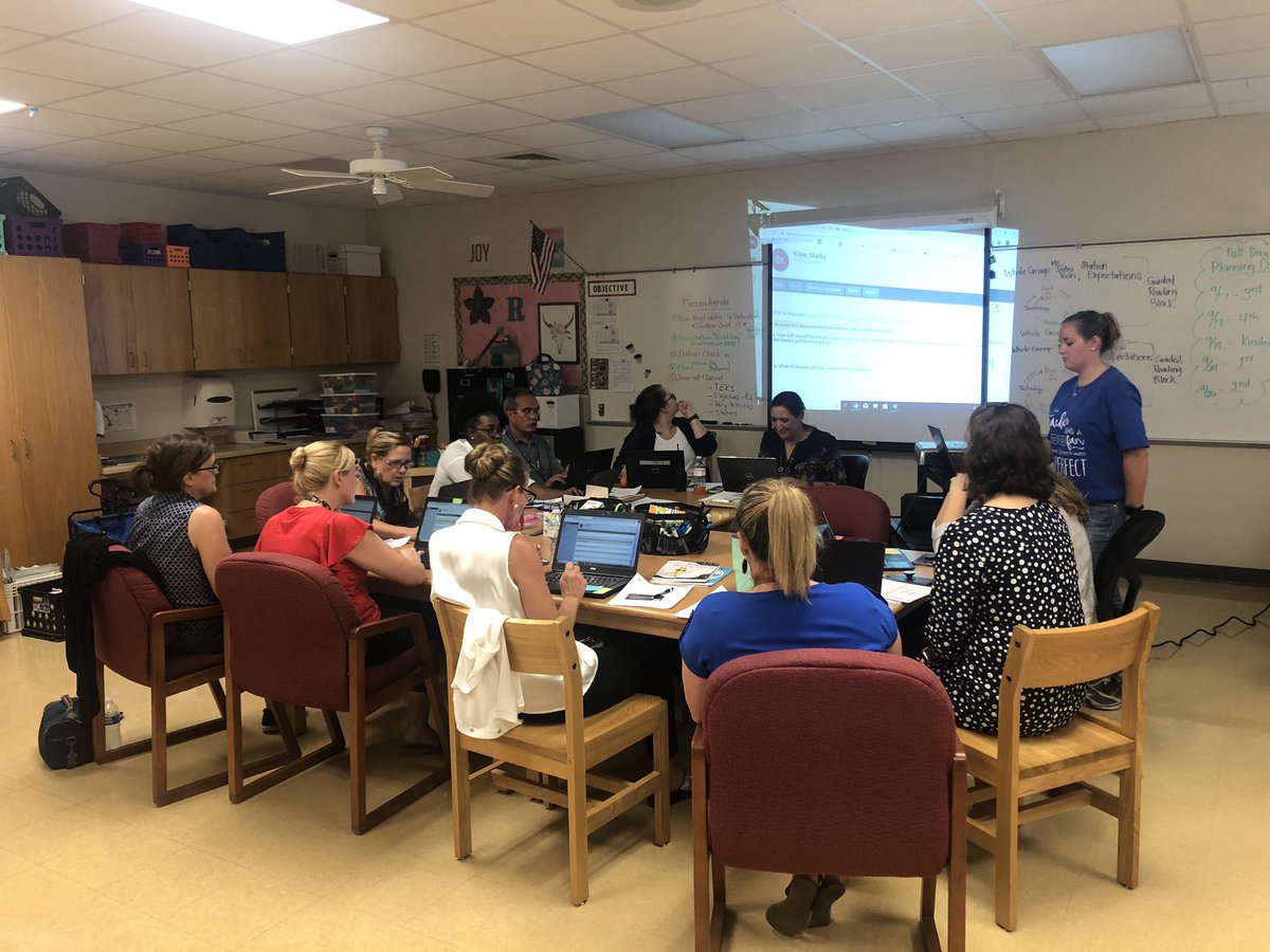 Teachers hard at work during PLC writing SLO goals! <a href="/Bastrop_LPE/">Stacy</a>  <a href="/BastropISD/">Bastrop ISD</a>