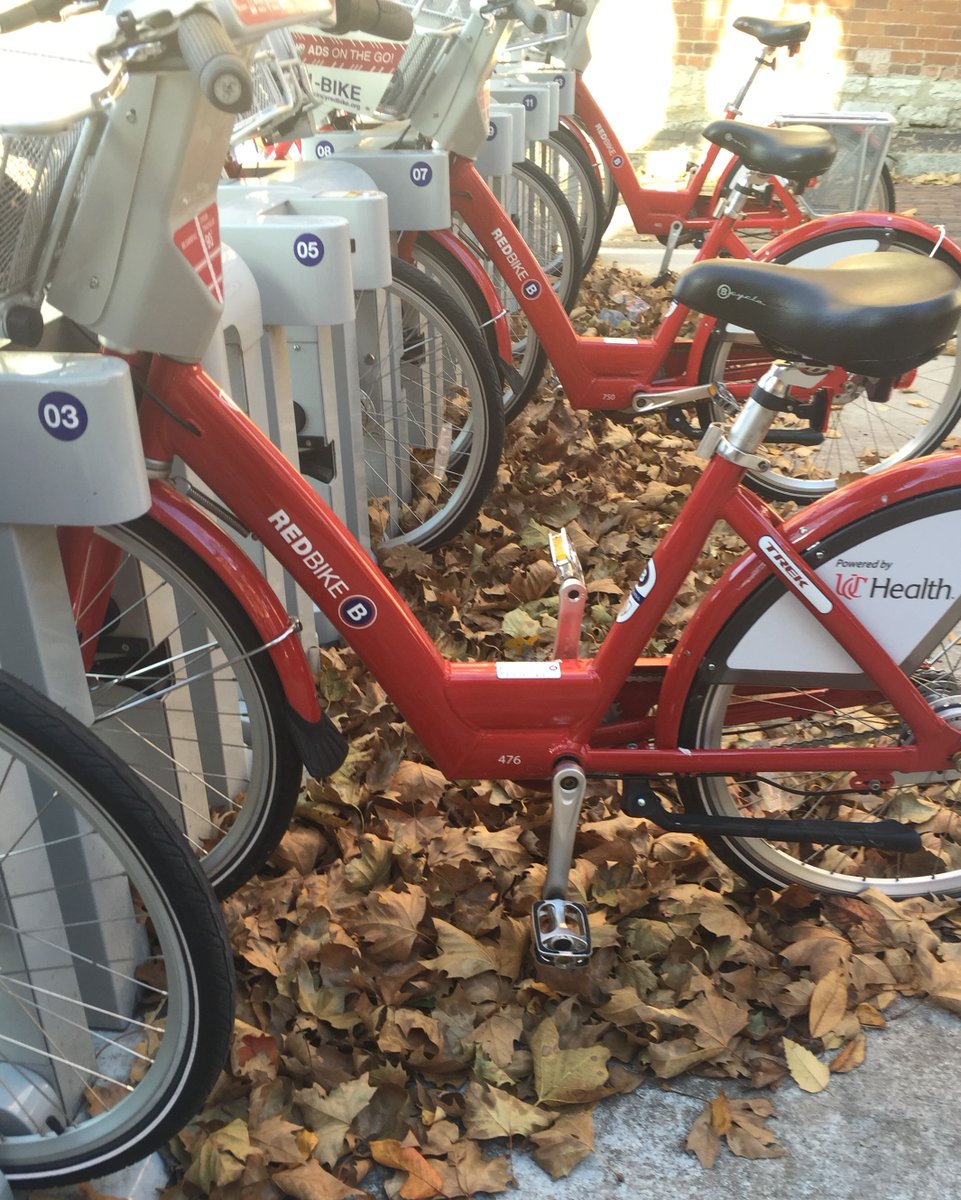Fall is right around the corner, get out there and ride a #CincyRedBike today!