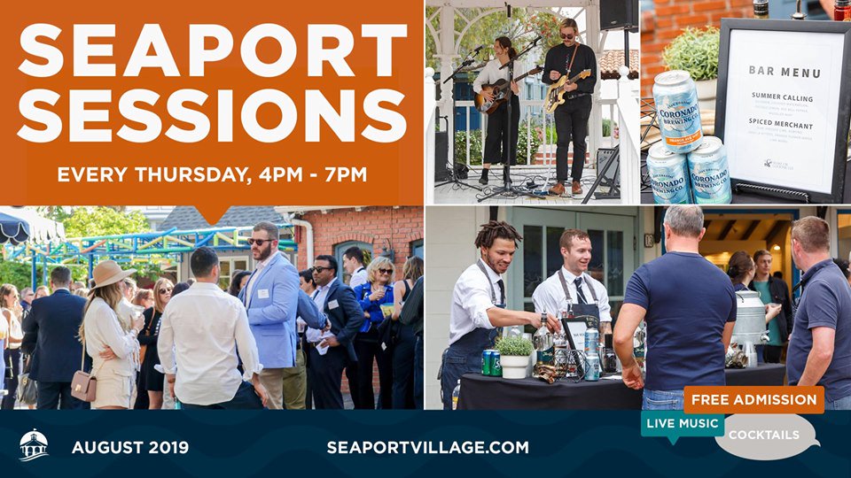 Join us on Aug 29th for Seaport Sessions -- Part lecture series, part roundtable, these casual sessions spark meaningful discussions about innovation, arts &amp; culture, history and the sea. Each talk will be followed by a free concert and mixer with food and beverage offerings!