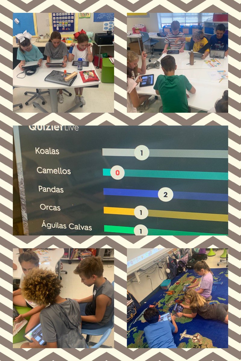 Team work makes the dream work! Students working together to review Spanish vocabulary words! #quizlet #quizletlive <a href="/SraMartinezCE/">Alejandra Martinez</a> <a href="/Cambridge_AH/">🐴Cambridge Elementary AH</a> #ahisdmystory