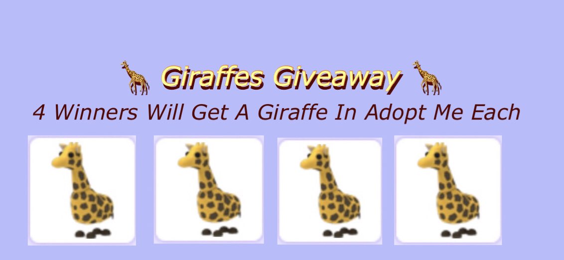 Roblox Adopt Me Giraffe