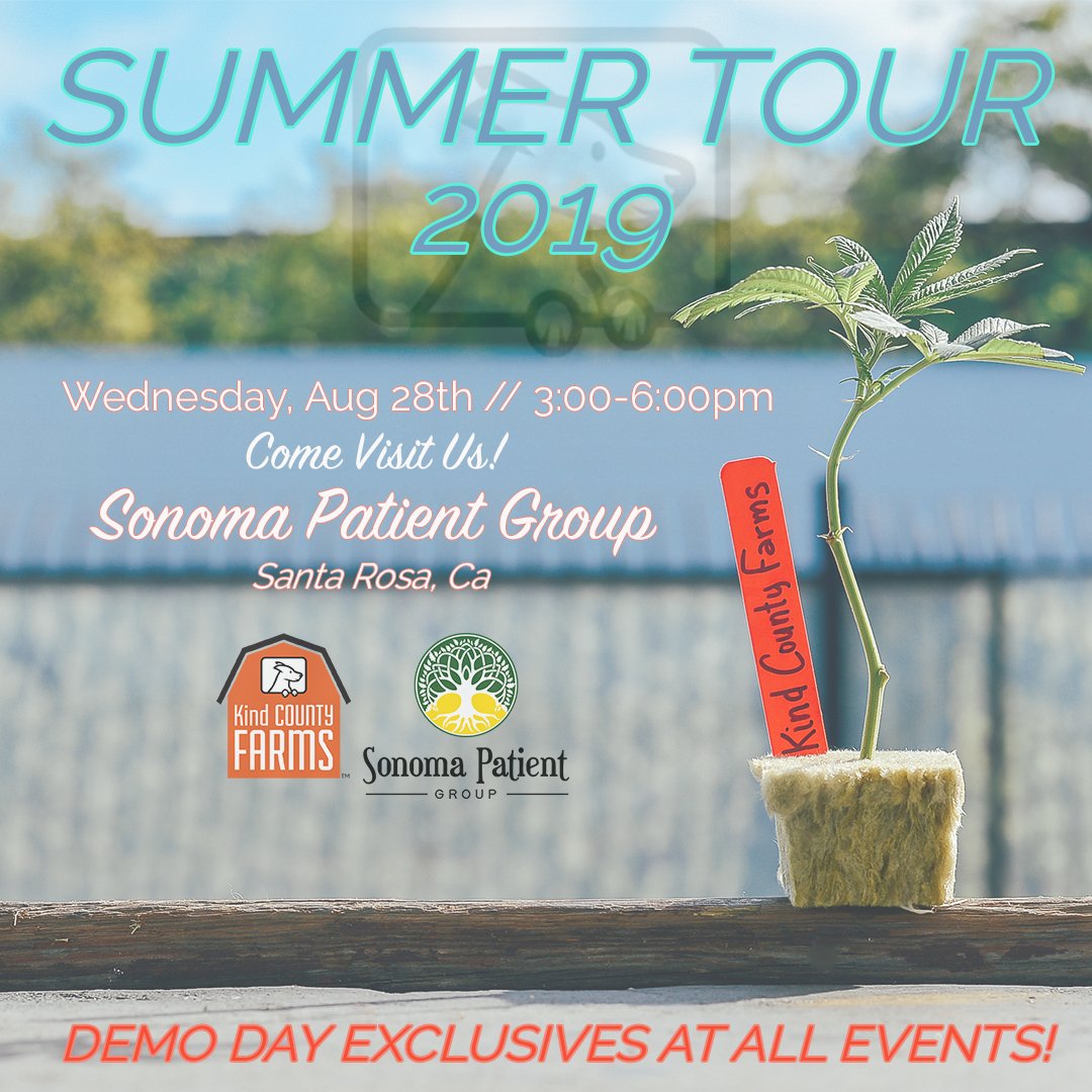DEMO-DAY!!! Come say hi to us this afternoon at @SPatientGroup (Sonoma Patient Group) from 3:00-6:00pm.
.
.
#UnWindWithKind #CraftCannabis #SmallBatch #BayAreaGrowers #craftcannabis #cannabislovers #weedstagram420 #cannabis #bayarea #sanfranciscobayarea #outermission #excelsior