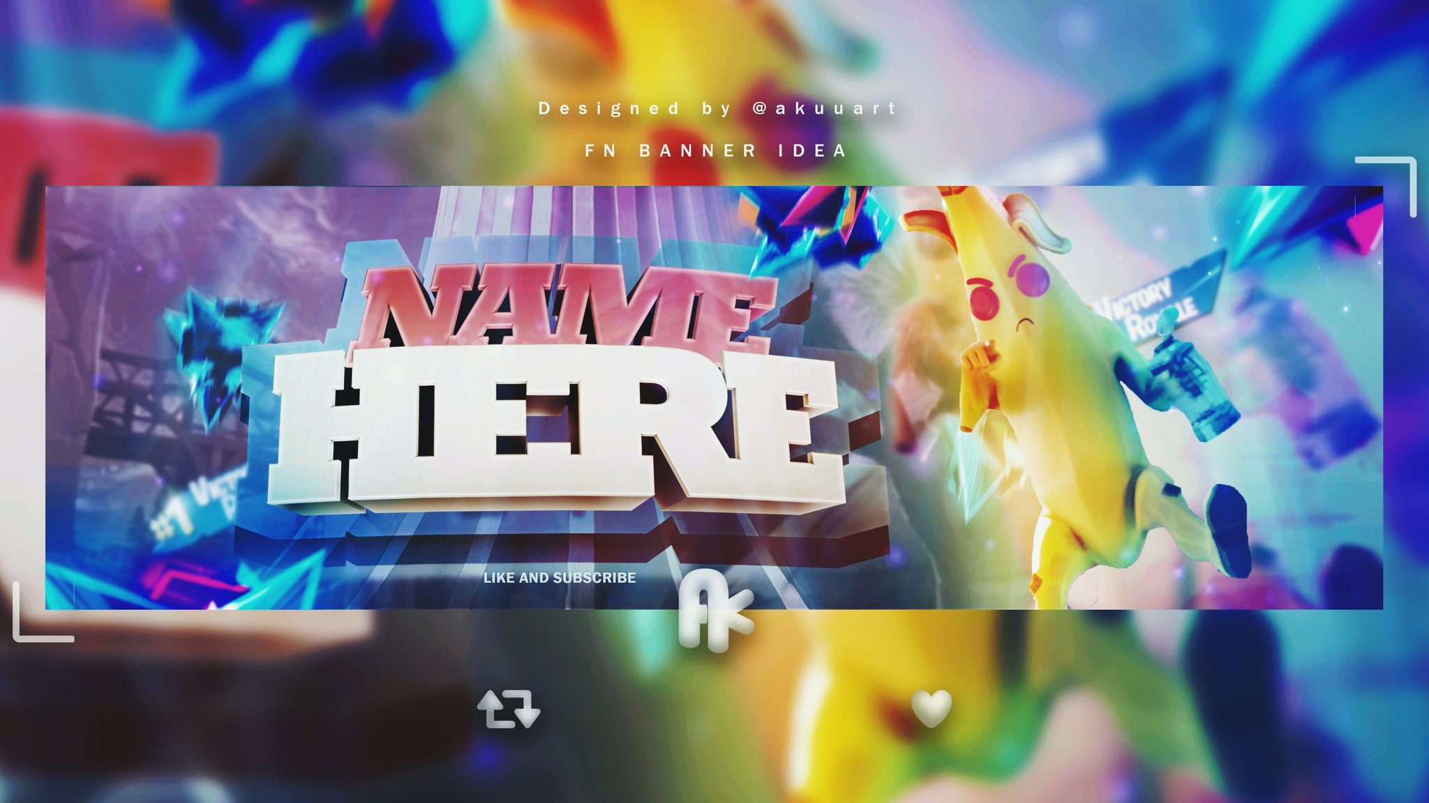 Akuu Fortnite Type Banner Dm To Discuss Price If Interested Likes And Shares Appreciated C Art Photoshop Illustrator Adobe Mad Cool Fortnite Fn Banner Header Twitch Made Youtube Illustration