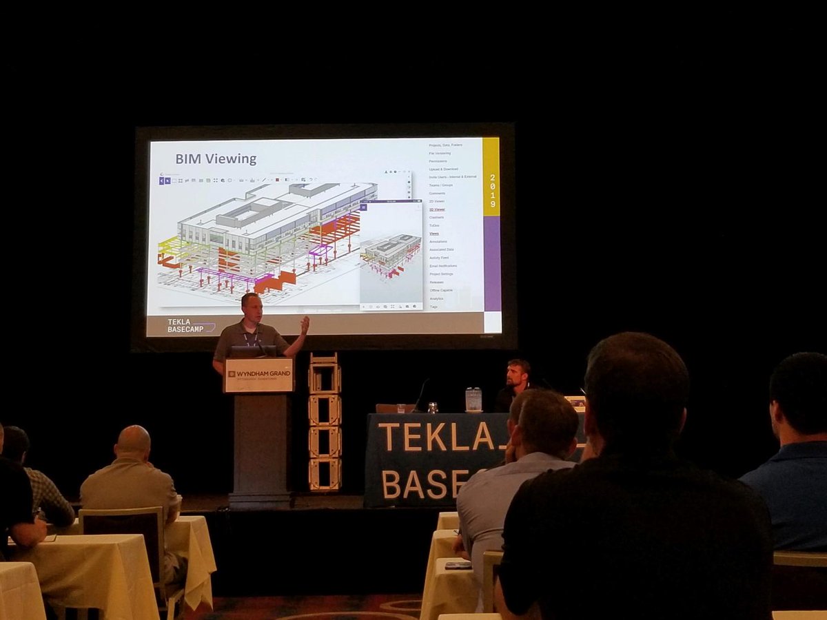 We are at Tekla Basecamp today! Our own  Nick Dionne &amp; Leighton Kellett are taking in a Trimble Connect presentation.  Come and check out the BuildingPoint booth if you're attending this event.  #buildingpoint  #basecamp #trimble #tekla #connect #constructable