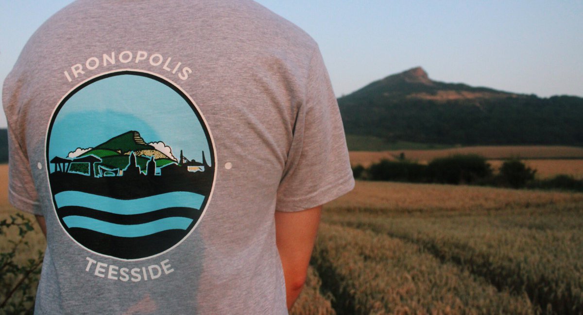 Ironopolis1876's tweet photo. NEW RELEASE • TOMORROW 7PM • https://t.co/P9fzXipkQw •

Inspired by an old Cleveland County Council design and our very own logo, the Town &amp; Country tee and pin badge pays homage to our region’s great landmarks.

Full colour print to the back and wordmark to the front.

#UTB https://t.co/mY45Kj8fe5