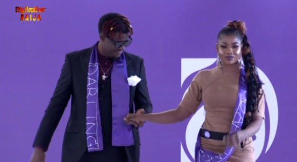 Symply_Tacha's tweet photo. Every heart melts watching these two 😍😍😍😍

Queen Tacha and Kabiyesi Seyi Awolowo

#DarlingBBNaijaTask 
#BBNaija
#TitansPledge https://t.co/m7jVuYZnWd