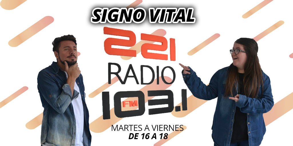 221radio's tweet photo. #221Radio | Ya comienza #SignoVital con Marcos y Mariana para acompañarte hasta las 18 | FM 103.1 - https://t.co/zWlfhJOCe5 https://t.co/v33jmgXSP3