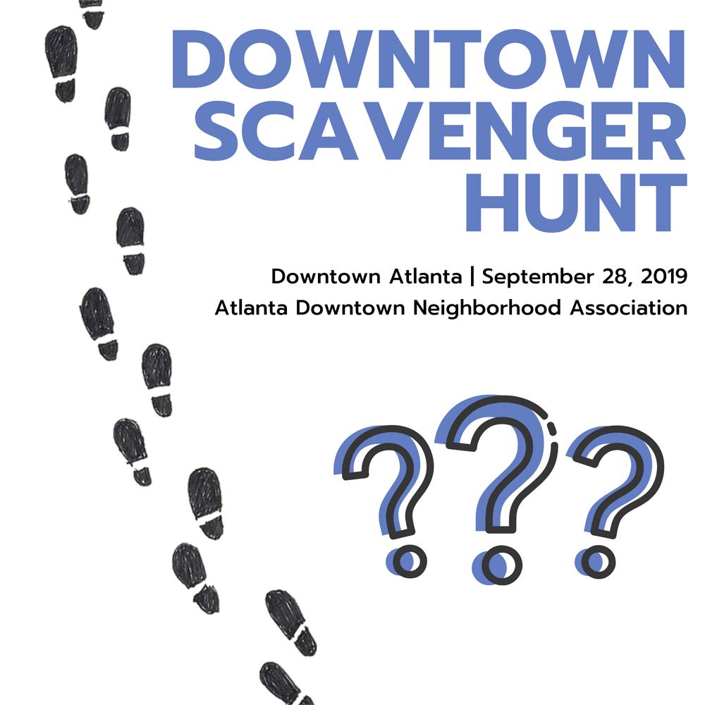 AtlantaDNA's tweet photo. ONE MONTH FROM TODAY! Sept. 28, the Downtown Scavenger Hunt is BACK! Downtown Atlanta, Noon-5 pm for a day of fun, prizes and exploring Atlanta. https://t.co/WFSO3ZgtqK #DowntownAtlHunt #scavengerhunt #DowntownAtlanta @downtownatlanta https://t.co/MRoqInnrtO