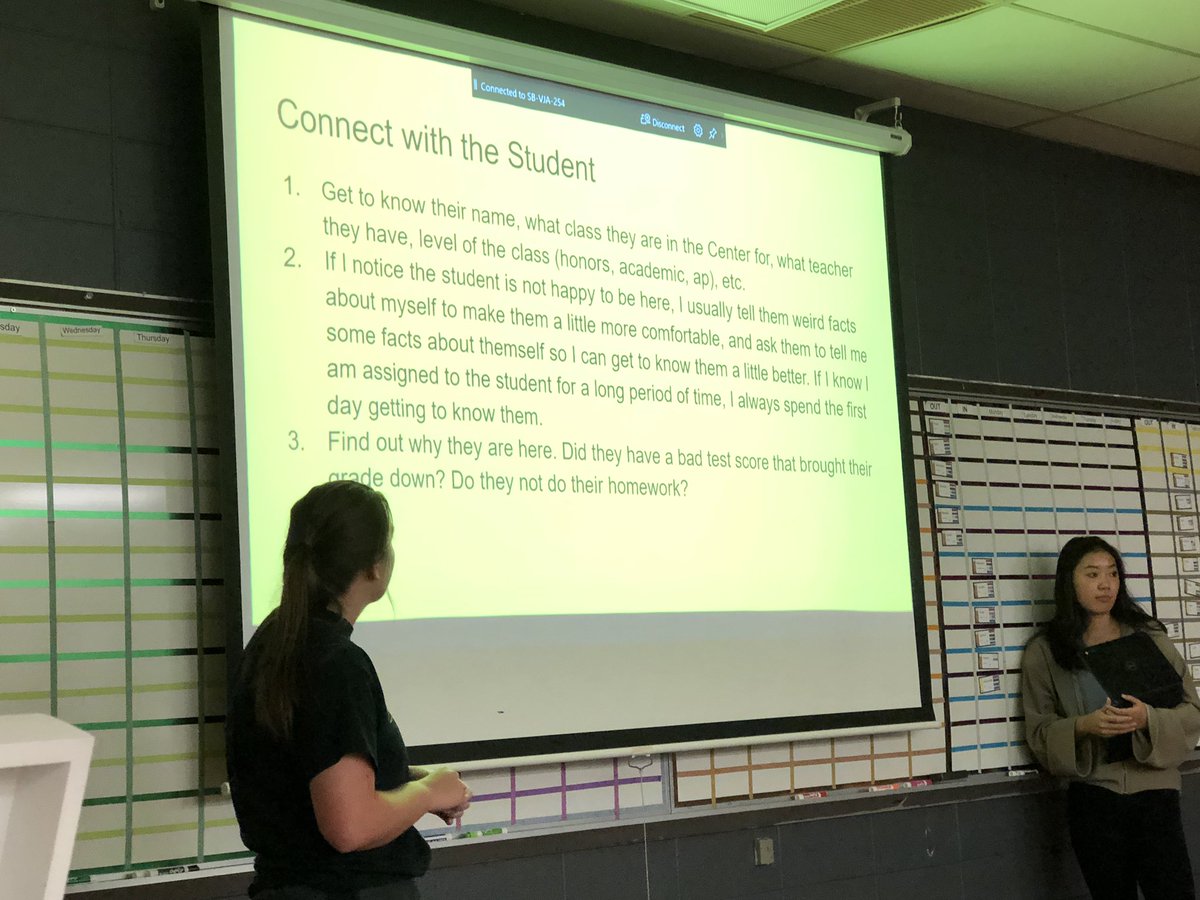 TheCenterVJA's tweet photo. Tutor leaders are sharing their tips on what it takes to “Bee” 🐝 a great tutor! #D230proud https://t.co/DOQu7B3irM