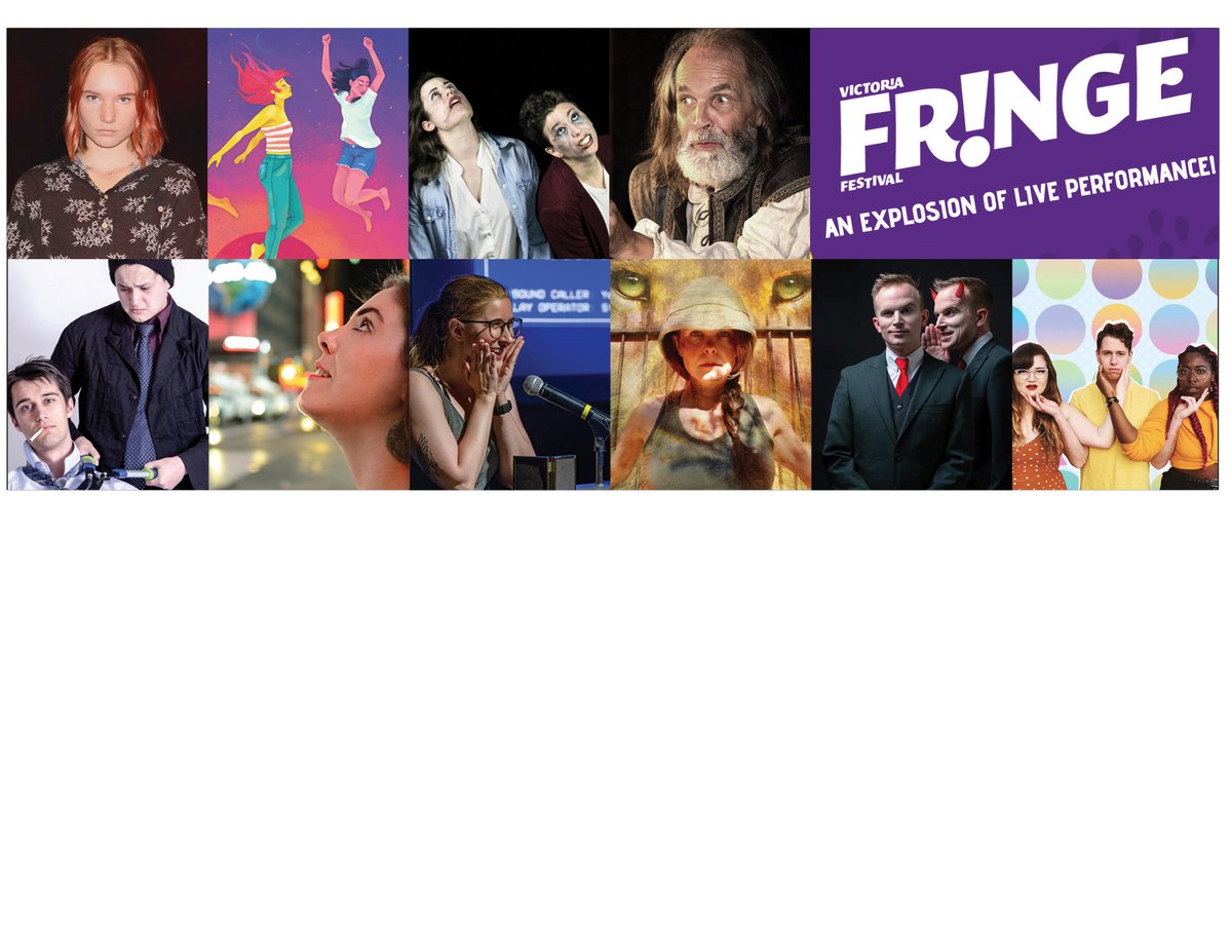 Latest #UVic student &amp; @UVic_Alumni count in #yyjfringe is now 60+! Last weekend for the Victoria Fringe Festival—get out &amp; see the <a href="/UVicPhoenix/">UVic Phoenix Theatre</a> &amp; <a href="/UVicWriting/">UVic Writing</a> talent on display: ow.ly/atFX50vMVbK #yyjarts #yyjtheatre #yyjevents
