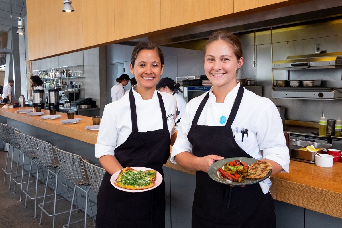 Find our hand-made Moroccan m'smen across the menus at NYC restaurants like <a href="/untitlednyc/">Untitled Restaurant</a> where Executive Chef Suzanne Cupps and Sous-Chef Gabby Guarino are serving up our m'smen with summer squash and Japanese eggplant. <a href="/USHGNYC/">USHG</a>