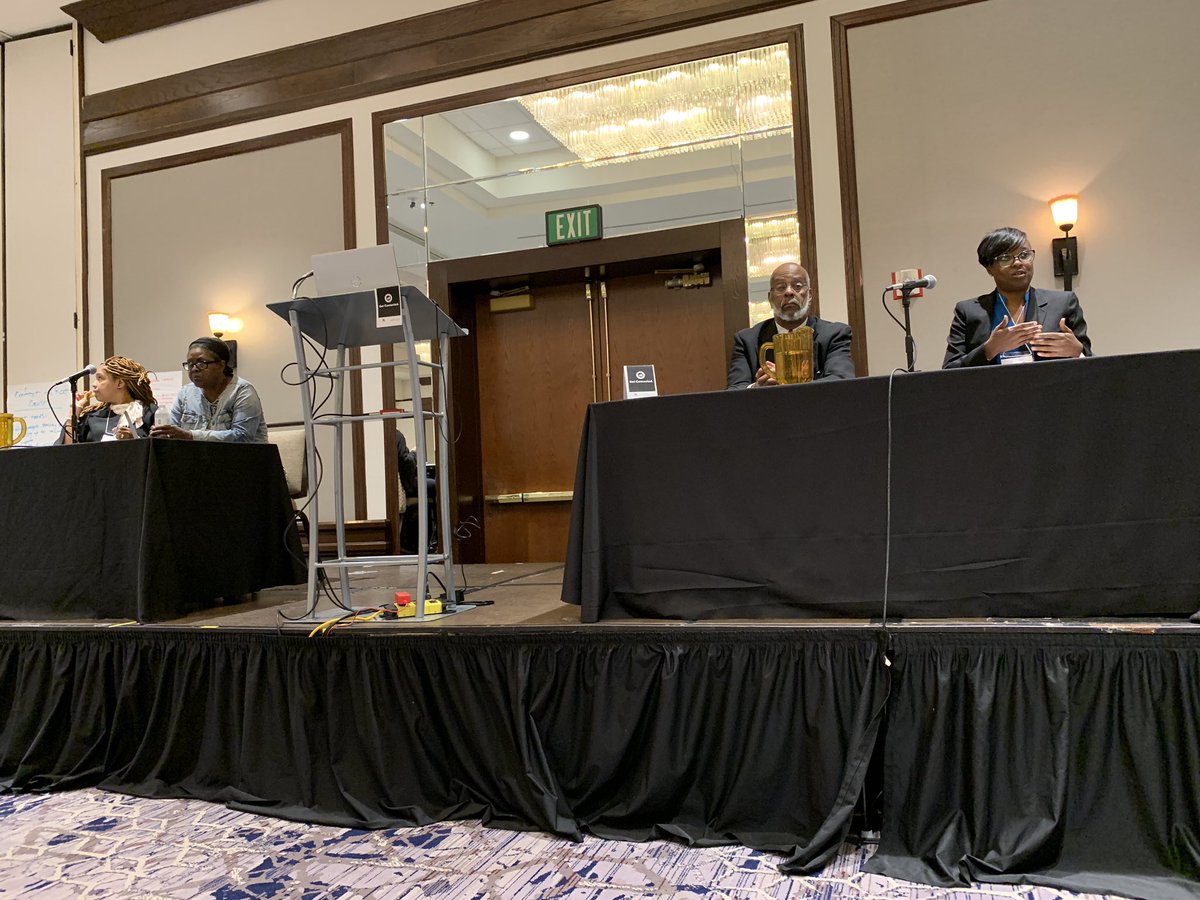 HbD_IN's tweet photo. Finishing the day with a panel discussion featuring Rena Allen, Paula Brooks, Jill English-Cheatham and James E. Garrett Jr. sharing their expertise, experiences &amp; stories of transformational change #grassroots #equity #communitydriven #makechange #INHealthSummit #INHealthEquity https://t.co/t3bwoCRZ0o