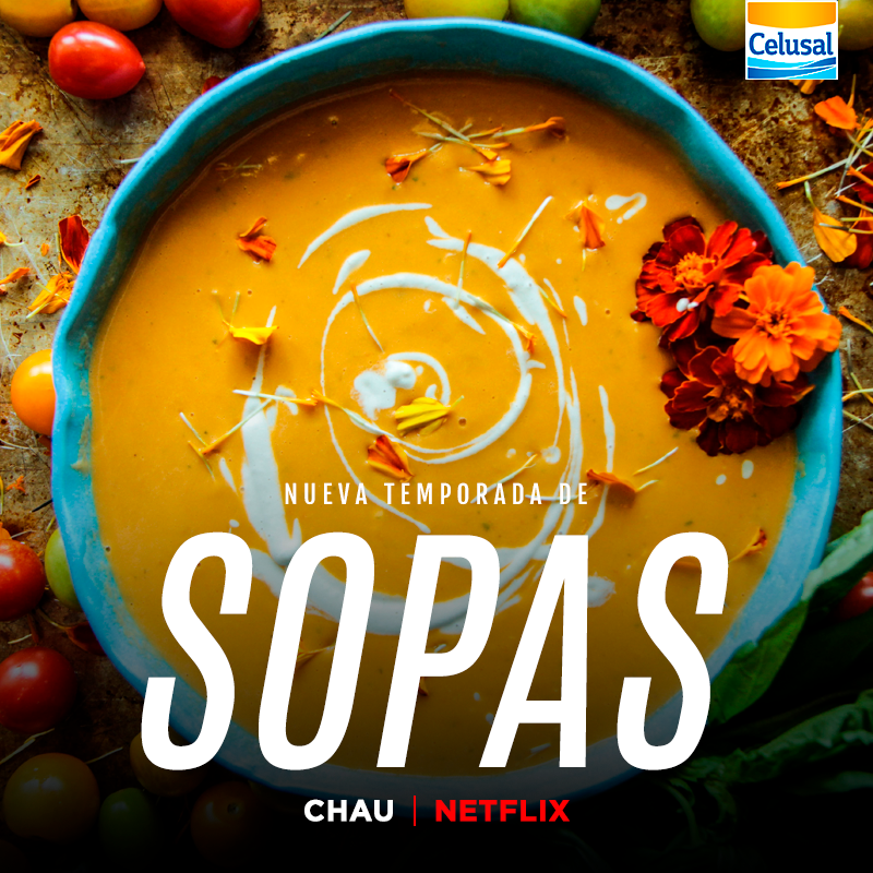 CelusalARG's tweet photo. Para poder disfrutar esta nueva temporada apagá la tele y prendé las hornallas.

#Celusal #Sopa #Temporada #ChauNetflix #Netflix #Sal https://t.co/k3Or6qceP8