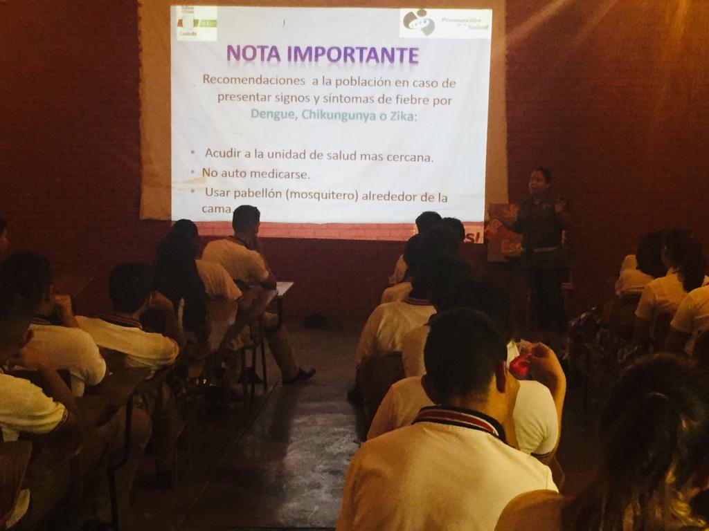 JS05COAH's tweet photo. #Platica en Escuela EMSaD Raúl Tood 
Estrada del municipio de Oacmpo,Coah. @CoahuilaSS https://t.co/xsSvYrCcpg