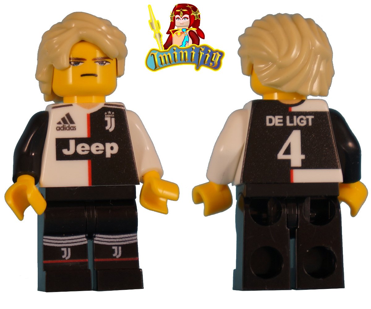 MinifigArt.com on X: Custom LEGO minifigure De Ligt Juventus 19-20 Season  Jersey UV Printed  / X