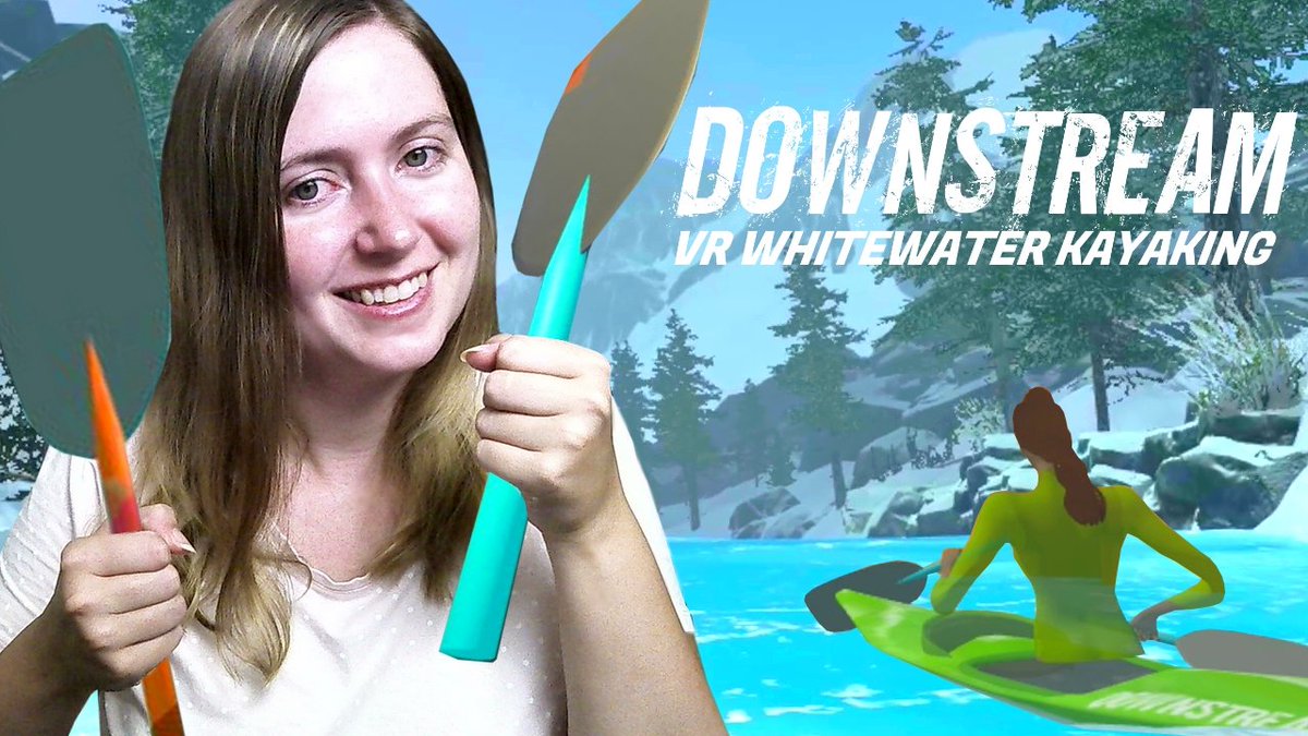 GamingLadyNici's tweet image. Hey😎
Heute ist DownStream: VR Whitewater Kayaking erschienen!
In diesem Spiel fährt man mit einem Kajak flussabwärts. Das ist gar nicht so einfach, denn es gibt Strömungen, Wellen, Kurven, Felsen usw. An Spaß und Action mangelt es nicht😉💦
@downstreamvr 
youtube.com/watch?v=6Bcv_x…