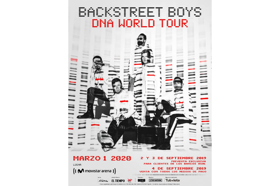 elespectador's tweet photo. Confirmado: Backstreet Boys se presentará en Colombia el 01 de marzo de 2020. Conozca aquí cuánto le costaría ir al concierto. 
https://t.co/ntU1PWKgZ8 https://t.co/jRsZ34wPiA