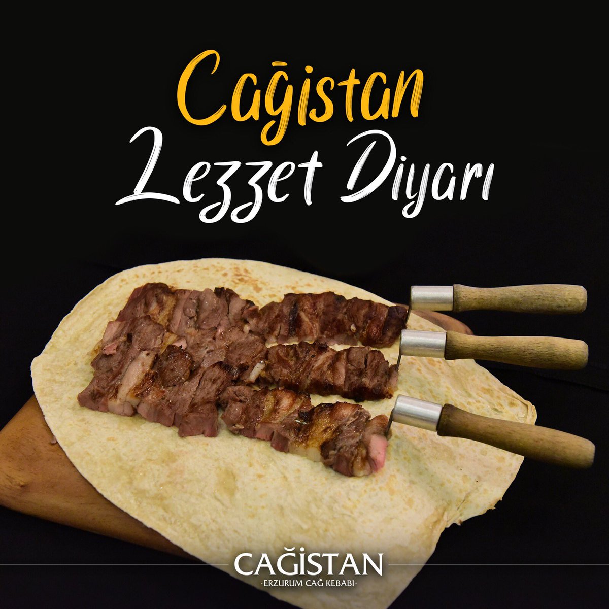 Cağ kebabı Cağistan’da yenir..
