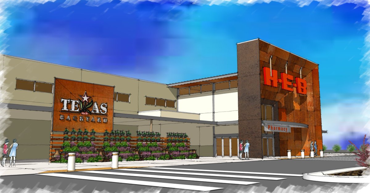 CBCLubbock's tweet photo. The 120,000 SF store will feature a pharmacy, BBQ restaurant, Texas Tech collegiate shop, and many West Texas-themed amenities, plus a car wash, gas station, and 13,000 SF of separate retail spaces. #retail #construction #Lubbock https://t.co/ddxenh5GB1