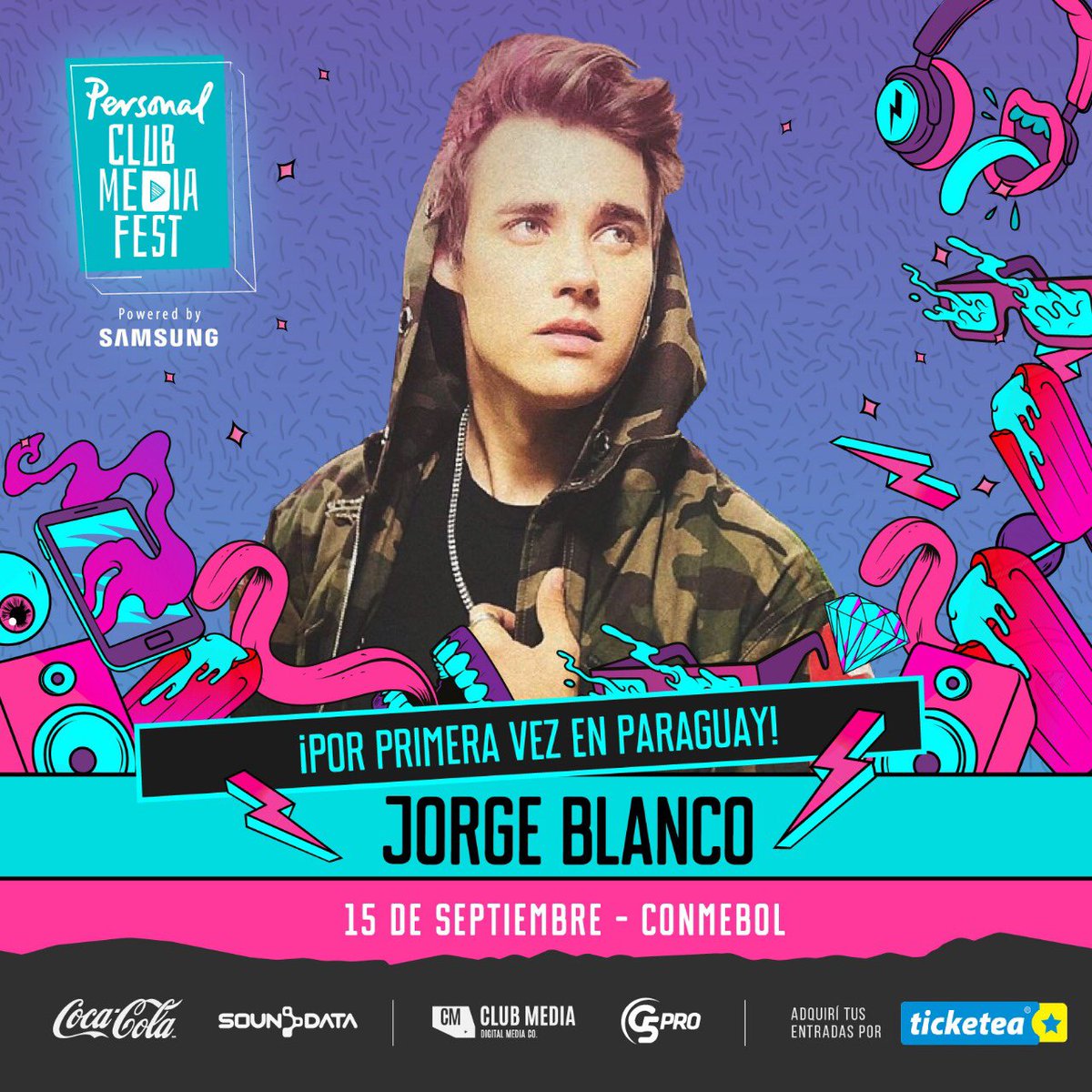 JorgeBlancoG's tweet photo. Hermosa gente de Paraguay! El 14 y 15 de Septiembre estaré en el Personal Club Media Fest @PersonalCMF con un show y un M&amp;G el 15 para conocernos! 
Aquí las entradas👇
Show: https://t.co/mEKEAOrZmh
M&amp;G: https://t.co/tOmAo6hrJM
Ahí nos vemos! https://t.co/vckUKC5ow5