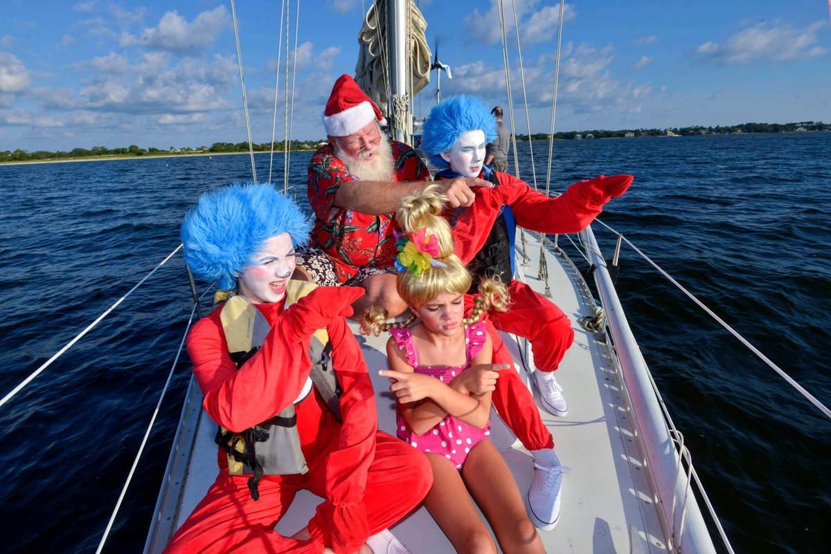 pnswinterfest's tweet photo. The Winterfest crew have set sail on the beautiful Gulf but it looks like they forgot a map🤦‍♀️Let's hope they make it back in time for Winterfest! 

Tickets on sale now! Visit https://t.co/5oGFIMO2ix ❄️ https://t.co/ODT8ayzMIN