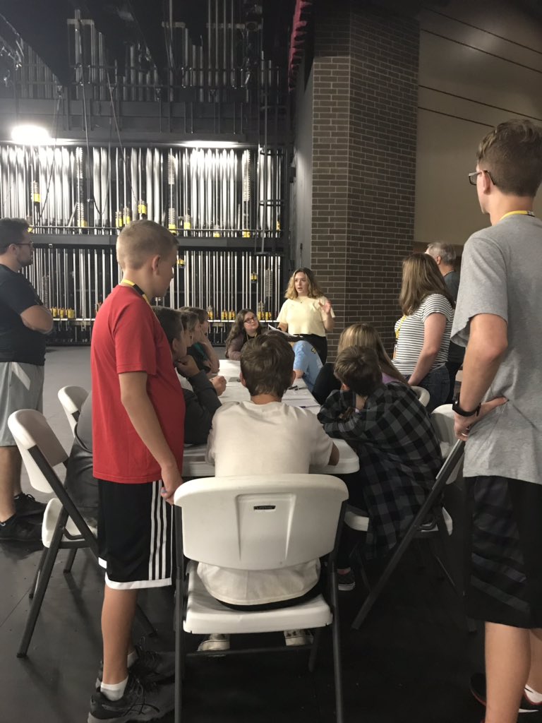 KickapooTheatre's tweet image. It’s that time of year!  Tech students are getting ready for our fall musical Beauty and the Beast, every new production brings new artistic and crafting endeavors.