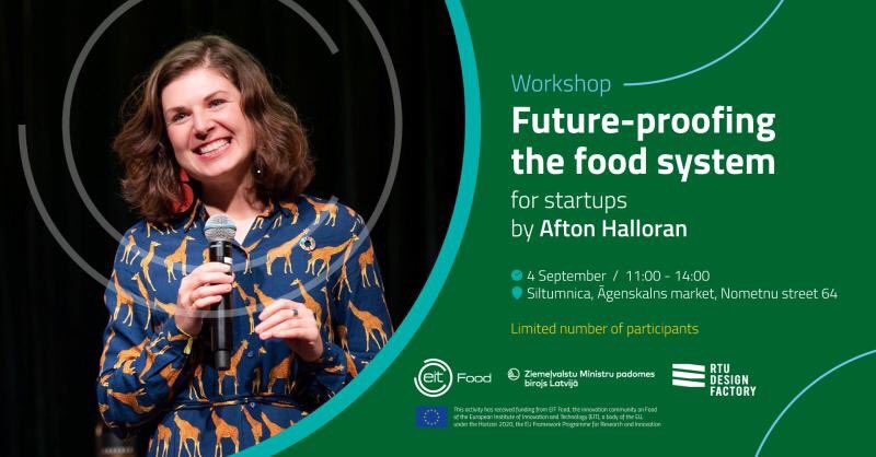 Are you in Riga? Interested in learning more about how to future-proof the food system? Sign up!

#latvia #eitfood #riga #startups #futureoffood #workshop #sustainablefoodsystem #future #entrepreneurship
