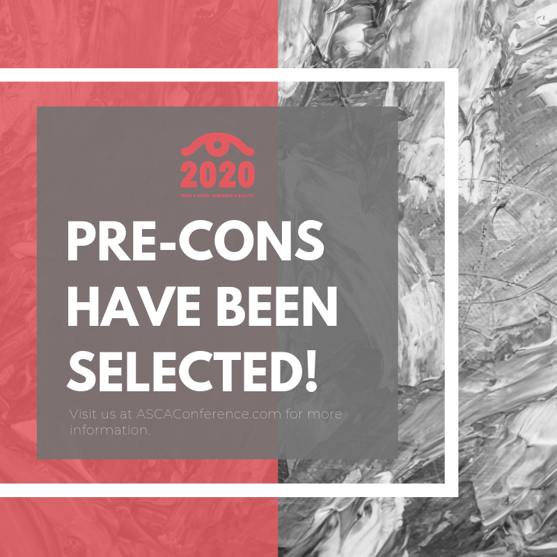 TheASCA's tweet photo. We've released pre-cons for the @ASCA2020 Annual Conference! Which Pre-Con will you choose?
View All Pre-Cons⬇️
https://t.co/WSraofmDUq
Register⬇️
https://t.co/Ejr8NZMBLG…
#ASCAOffice #WeAreASCA #PreCons #ASCADC2020 #HigherEd #StudentConduct #StudentAffairs #GetInvolved https://t.co/HZLIIdKkQJ