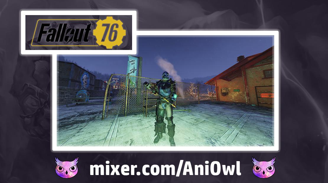 Ani0wl's tweet photo. Streaming some @Fallout 76 and maybe some @NoMansSky ๐ค๐ค So head on over to my #Mixer see you #Owlets there!๐ฆ๐ฆ
๐ฎ
Streaming right now! Come join!
๐ฎ
https://t.co/wNeHFDijRT
๐ฎ
#TheOwlets #Owlsnest #TeamValidus #theforge #DiscordHypeSquad #noizgg #NextLevel #Fallout76 #NMS https://t.co/GNiobbRoNP