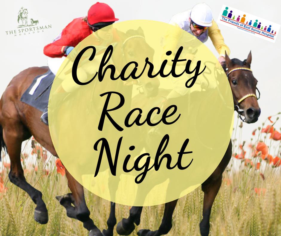 Never been to one before? It's simple ....just like being at the races but inside a pub. A great night of fun and all to raise money for charity! 

SATURDAY 7TH SEPTEMBER 7pm onwards.