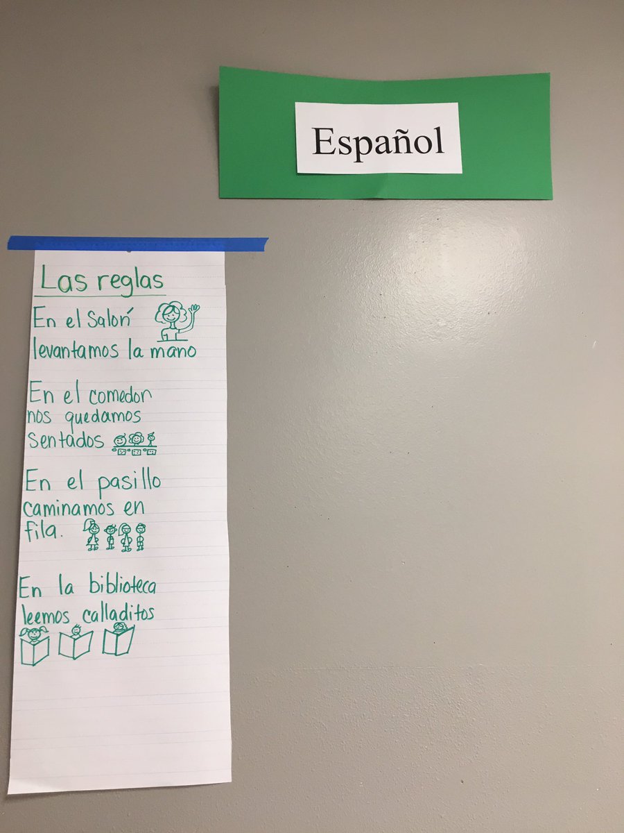 HazelCmtz's tweet photo. Las conexiones son esenciales en las clases de lenguaje dual. Here are some excellent examples of beginning of the year language connections @DeckerES ! #MultilingualManor @Bilingual_Manor They get an “A” for Amazing & Asombroso! https://t.co/ddYfrjfMuY