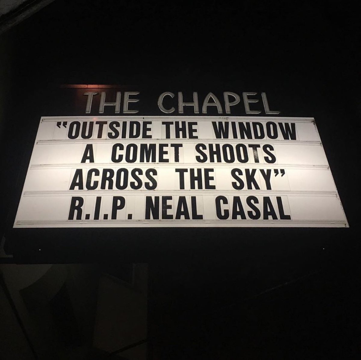 Neal Graeme Casal you will be missed by many, many, many, many venues- rooms, halls, theaters, festivals &amp; roadhouses. May your songs always fill the air. 🧡💜
#thecrblovesyou