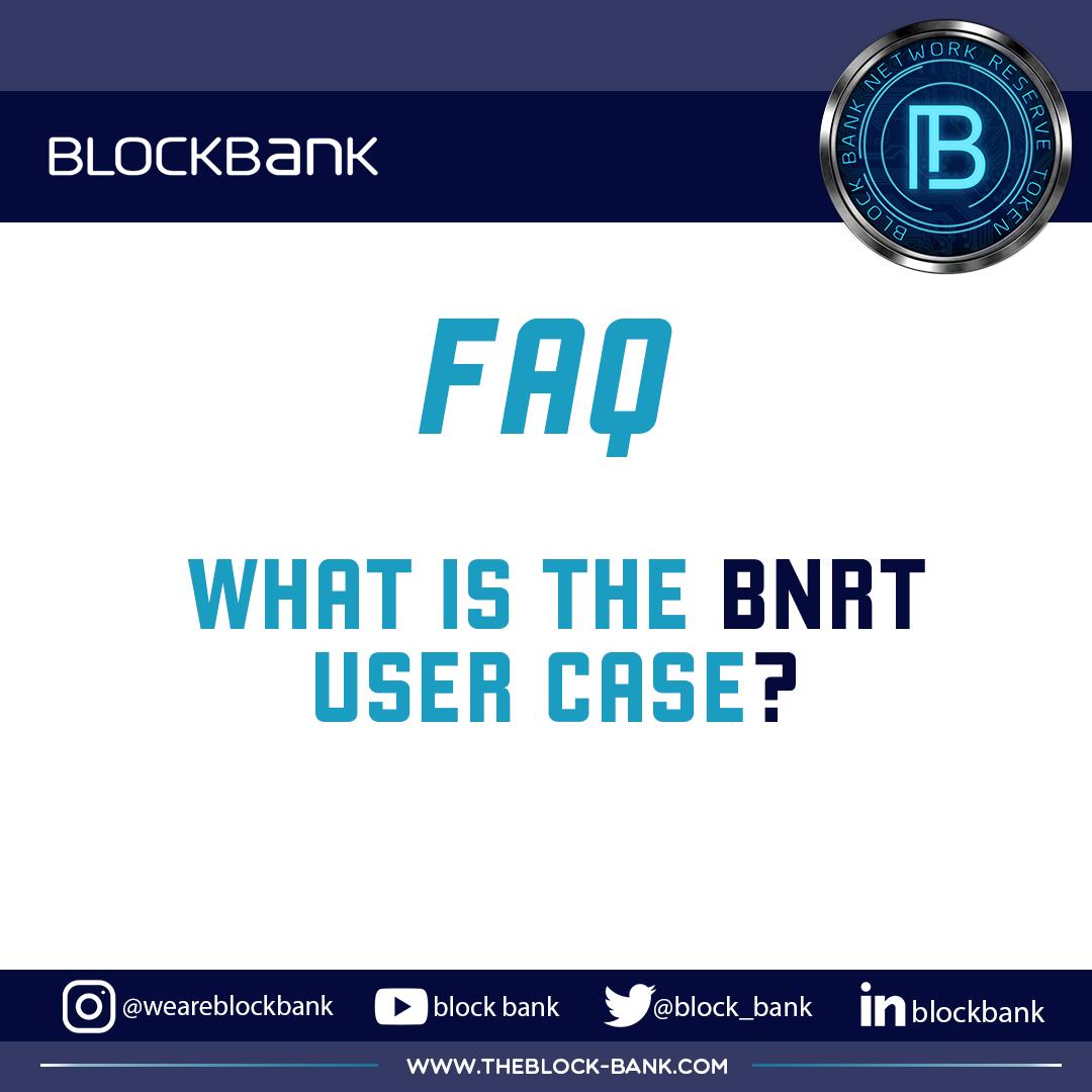 block_bank's tweet photo. FAQ

The Blockbank Network Reserve Token is the only way loan applicants are able to access our low-cost lending product. 

Loan applicants settle any fees in our native token https://t.co/vgOPgzJjea