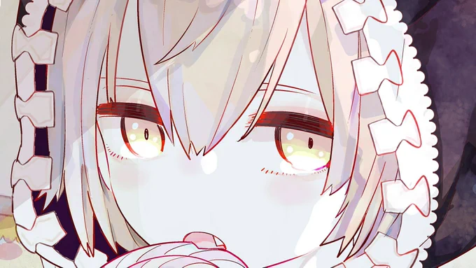 #目元を載せたらブァーって拡散されなくてもフォローが来なくてもいいけどあなたが好きだと言ってくれたら泣いて喜ぶ
アップにしたら雑なのがバレそう笑 