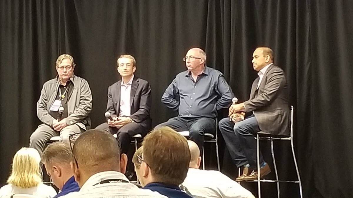 PRCKanab's tweet photo. Such a great experience to have an open Q&amp;A with the top brass from @VMware Thanks @PGelsinger @spoonen and Ray O'Farrell for taking the time to sit down with the @VMUGLeaders https://t.co/NoRbjC3g0Z