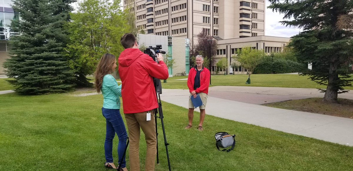 UofC-Auroral-Imaging (@uofcaurora) on Twitter photo CTV interview with Dr. Eric Donovan about the NASA Robert H. Goddard Excellence in Research Award he shared with a group of 6 other researchers in the UCalgary Space Physics team on their work on STEVE. CTV interview with Dr. Eric Donovan about the NASA Robert H. Goddard Excellence in Research Award he shared with a group of 6 other researchers in the UCalgary Space Physics team on their work on STEVE.