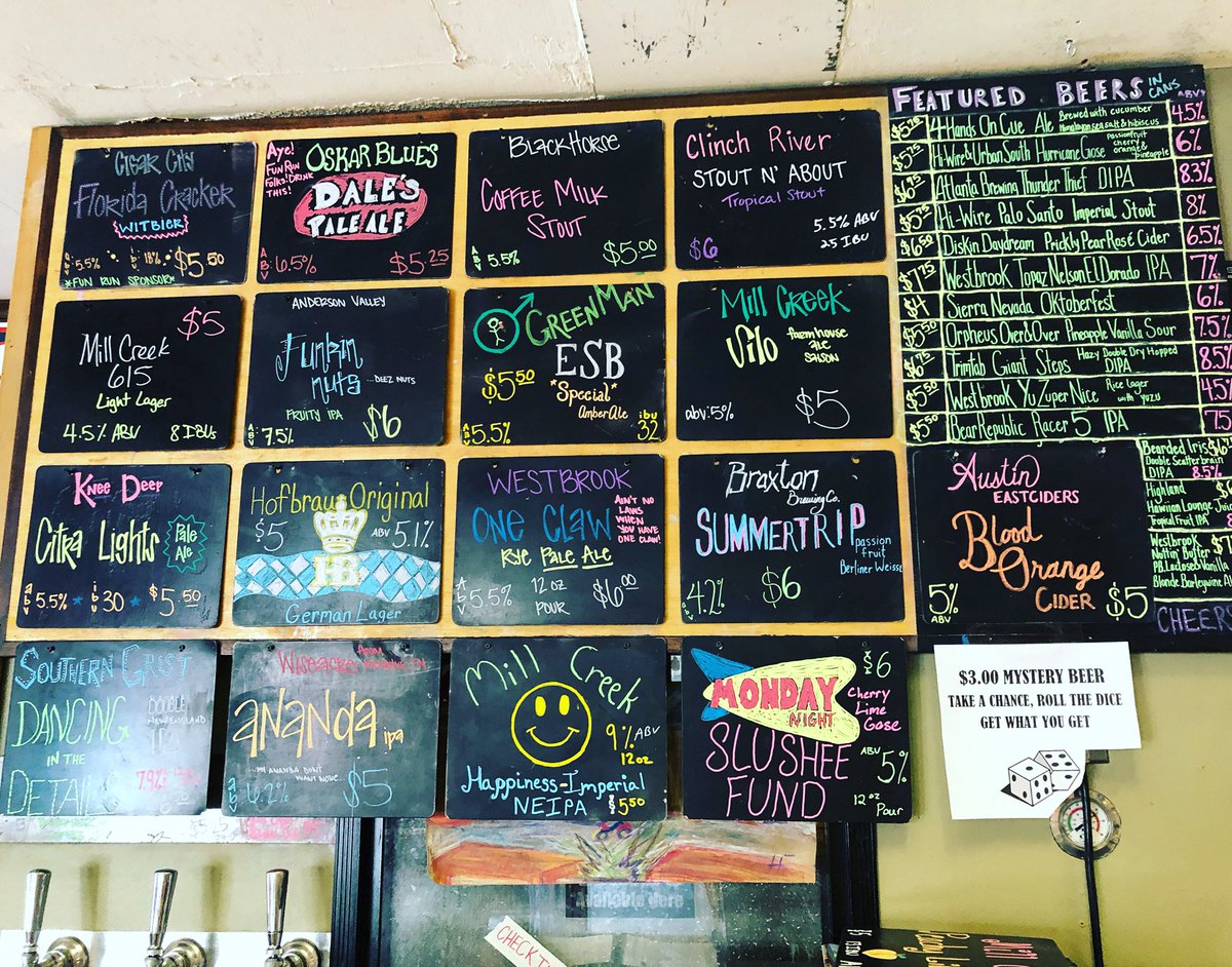 BeardenBeerMkt's tweet photo. Todayβs draft board! Always subject to change, with your help!
#beardenbeermarket #craftbeer #draftboard #constantrotation https://t.co/ZpVGoJgwAm