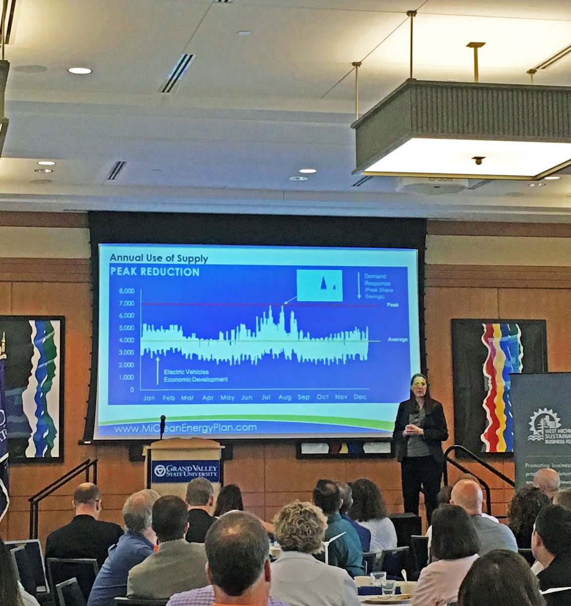 InovateusSolar's tweet photo. Tim Powers represented Inovateus Solar at the @WMSBF today. @poppepk, CEO at @ConsumrsEnrgyMI put on a great presentation!
#Sustainability #WMSBF #InovateusSolar #SustainableBusiness #SustainableBusinessPractices https://t.co/Ny3Jp1a0Vm