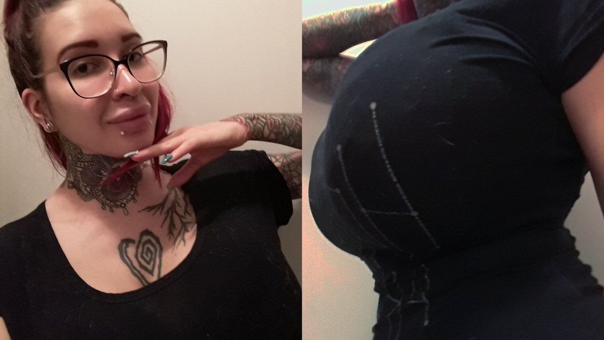 ArianeStAmour's tweet photo. Angles are everything.. join https://t.co/lhPJZsWZzY to see more of my epic sideboobs! #necktattoo #candid #bimbo #bimbogirl #bimbogoddess #humanhentai #piercings #girlswithpiercing #tattoos #tattooedmodel #inkedgirl #bigtits #bigboob #biglips #lingerie #hugetits #hot #hotgirl https://t.co/OmgL79Lur7