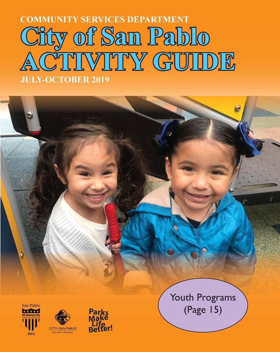 CityofSanPablo's tweet image. Have you seen our Community Services Fall Activity Guide? 
We are excited to share all the great programs, classes and events that are offered. Pick up your copy today at the San Pablo Community Center or visit: sanpabloca.gov/1158/Recreation
#SanPabloCares #Recreation #ActivityGuide