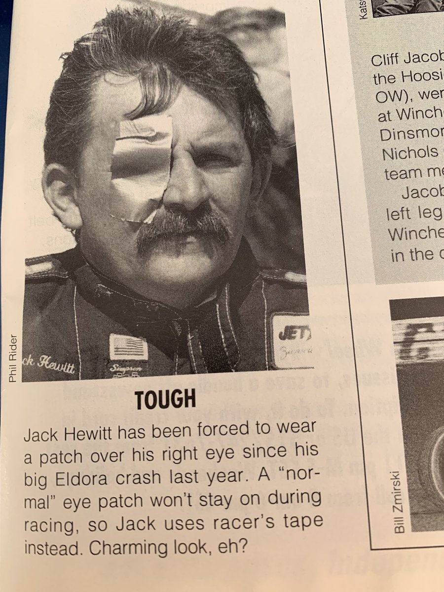 gawheel's tweet photo. How tough was Jack? Open Wheel August 1994. https://t.co/wz85kqfXm9