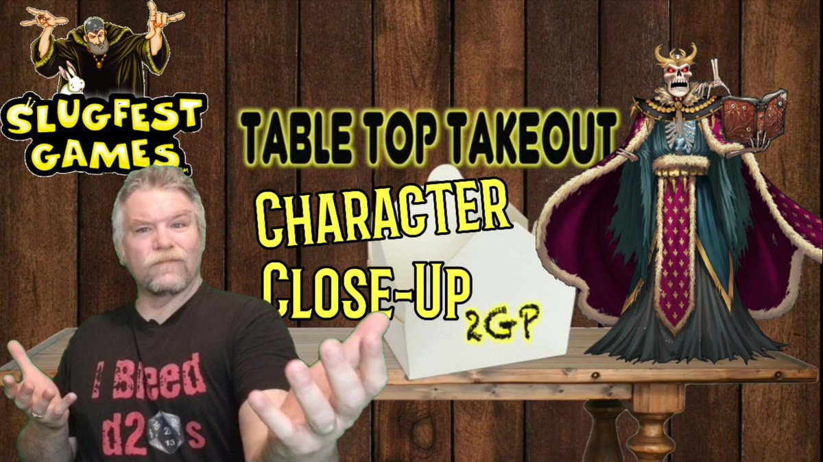 TwoGunPixie's tweet photo. 2GP presents our newest addition...
Character Close-Up
Episode 1 - the Lich King from Red Dragon Inn Allies: Adonis v the Lich King by @SlugFestGames
https://t.co/90tcwtNbpO
#SlugfestGames #RedDragonInn #LichKing #TabletopAdventure #2GP #LegendaryGaming #Gamer4Life #BoardGameGeek https://t.co/OafsK7wFAi