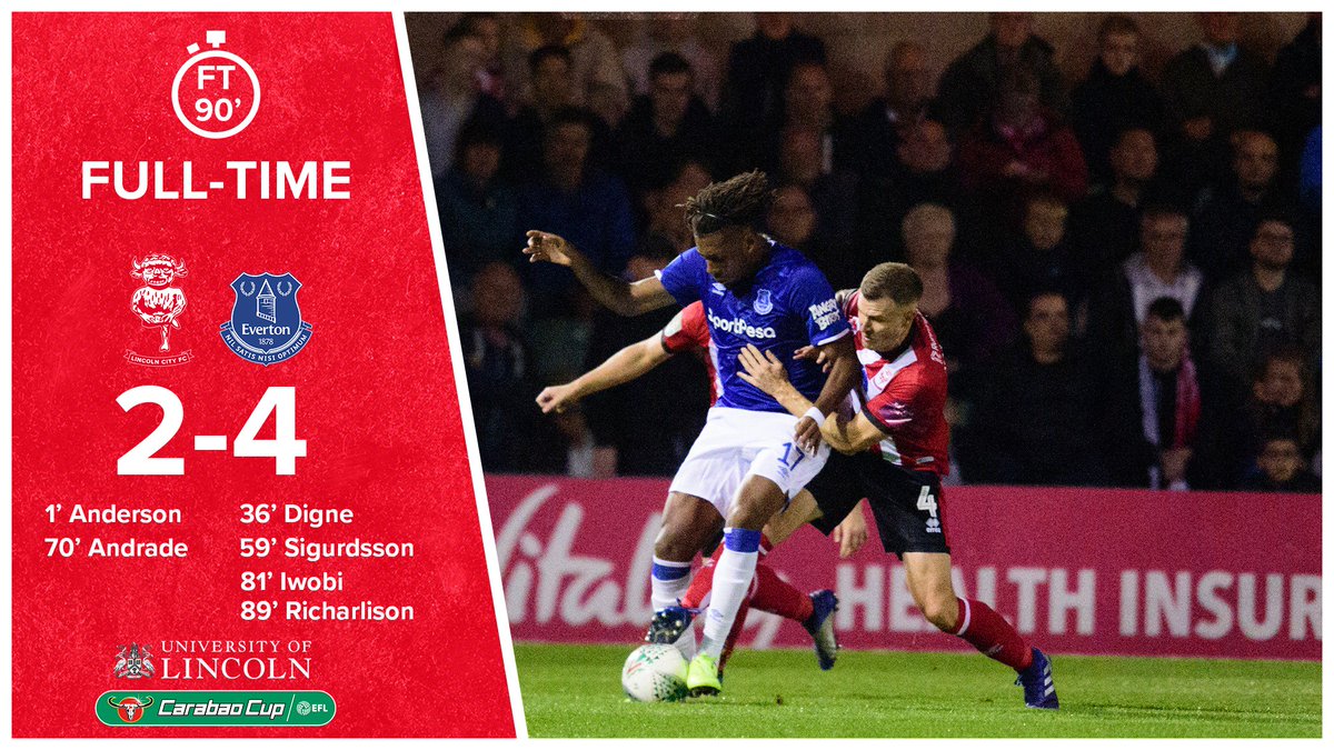 LincolnCity_FC's tweet photo. An effort to be proud of! π
Good luck to @Everton in the next round of the @Carabao_Cup.
#ProudToBeImps #ImpsEVE https://t.co/4fSAugnFrN