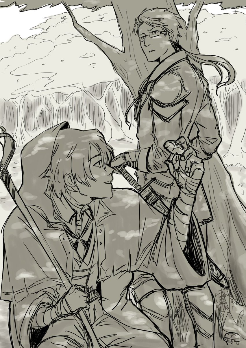 #KunikidaMonth2019 | Day 18 - Fantasy
"Do you really need all these mushrooms for the atelier?"
"Perhaps~" 