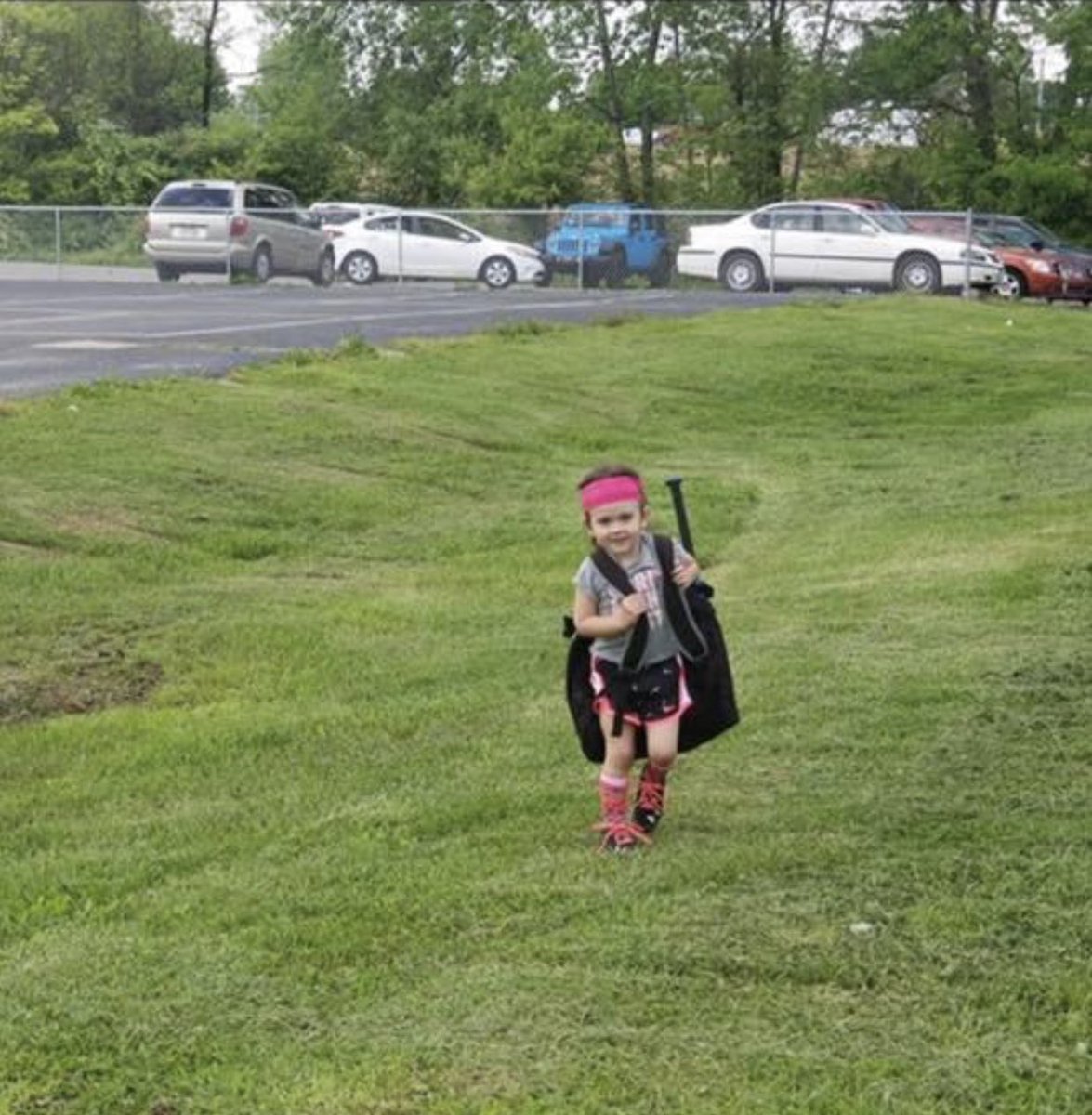 If this little one can carry her own bag what’s your excuse?