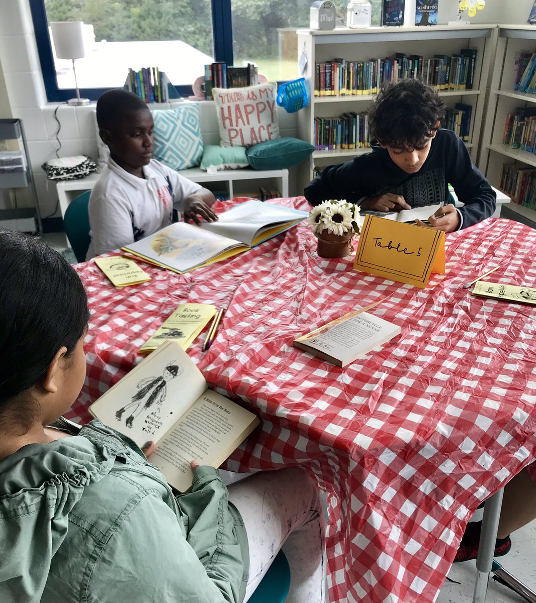 Had our classroom library book tasting today, and it was a blast! We definitely have a classroom of readers! @WoodlawnES #readingislit #growingreaders #FairfaxCounty