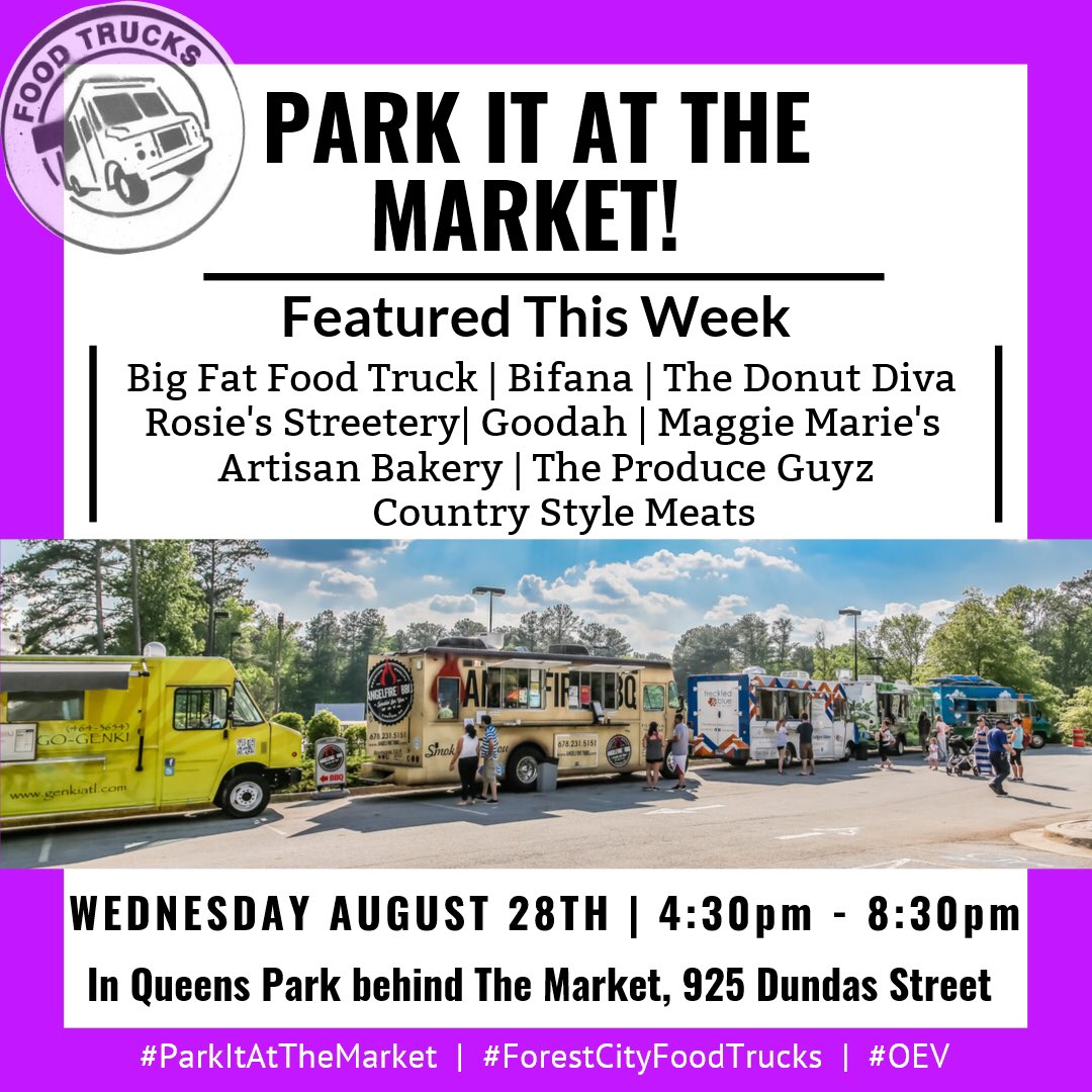 We are live! Here til 830pm so grab the family and come eat!

#oev #forestcityfoodtrucks #londonontario #ldnont #parkitatthemarket #foodtrucklife